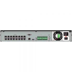מערכת nvr ל 16 מצלמות אבטחה רזולוציה 8MP כולל סוויץ PoE מובנה דיסק 2Tb