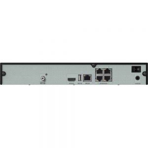 מערכת nvr ל 4 מצלמות אבטחה רזולוציה 5MP כולל סוויץ PoE מובנה דיסק 1Tb
