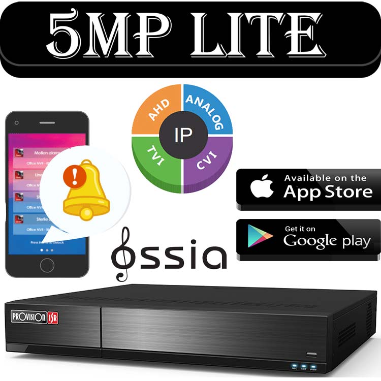 מערכת 4 ערוצים HD ו 2IP ברזולוציה 5MP Lite דיסק 1Tb